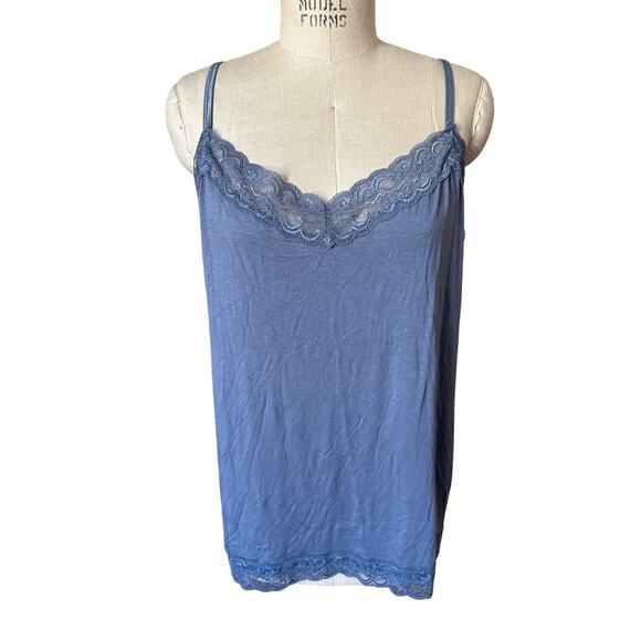 NWT Lane Bryant Lace Cami in Soft Blue Size 18-20 - Picture 1 of 5